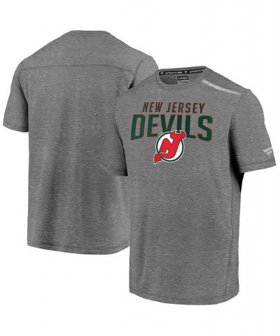 Men's Branded Heathered Gray New Jersey Devils Special Edition Refresh T-shirt $20.68 T-Shirts