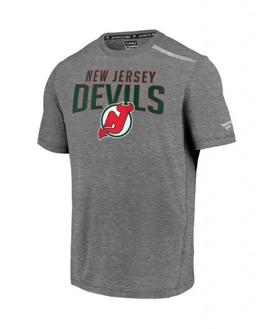 Men's Branded Heathered Gray New Jersey Devils Special Edition Refresh T-shirt $20.68 T-Shirts