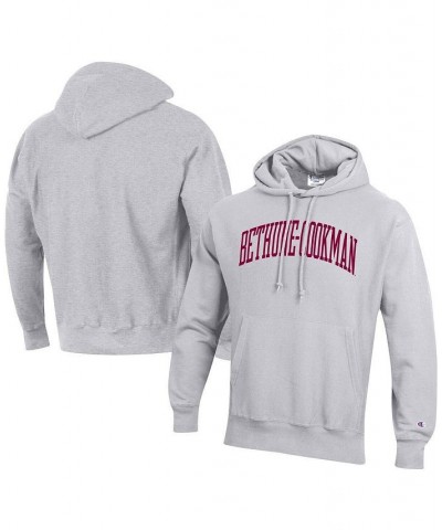 Men's Gray Bethune-Cookman Wildcats Tall Arch Pullover Hoodie $44.65 Sweatshirt