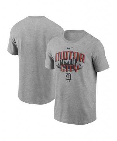 Men's Heathered Gray Detroit Tigers Motor City Local Team T-shirt $25.19 T-Shirts