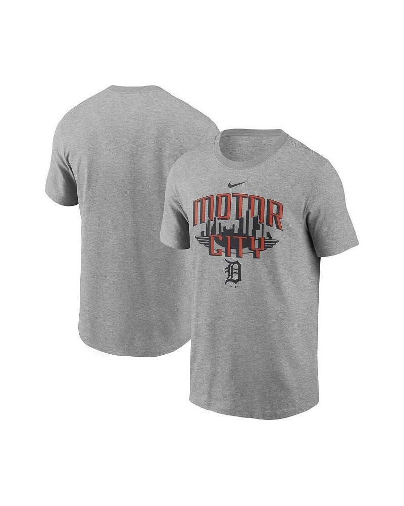 Men's Heathered Gray Detroit Tigers Motor City Local Team T-shirt $25.19 T-Shirts