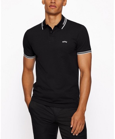 Boss Men's Slim-Fit Polo Shirt Black $34.56 Polo Shirts