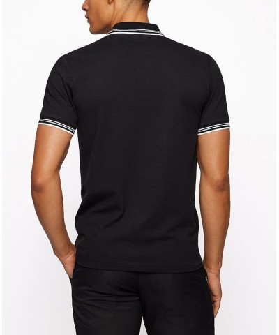 Boss Men's Slim-Fit Polo Shirt Black $34.56 Polo Shirts