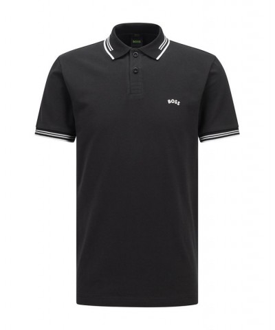 Boss Men's Slim-Fit Polo Shirt Black $34.56 Polo Shirts