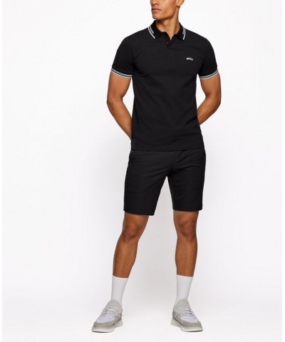 Boss Men's Slim-Fit Polo Shirt Black $34.56 Polo Shirts