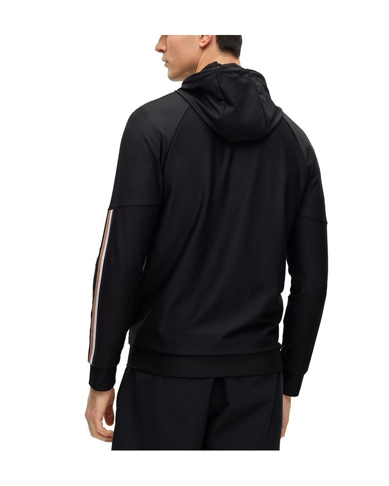 x Matteo Berrettini Men's Logo Hooded Sweatshirt Black $88.06 Sweatshirt