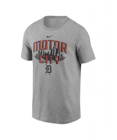 Men's Heathered Gray Detroit Tigers Motor City Local Team T-shirt $25.19 T-Shirts