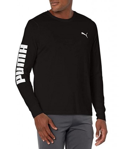 Men's Long Sleeve Logo Tee Green $17.23 T-Shirts