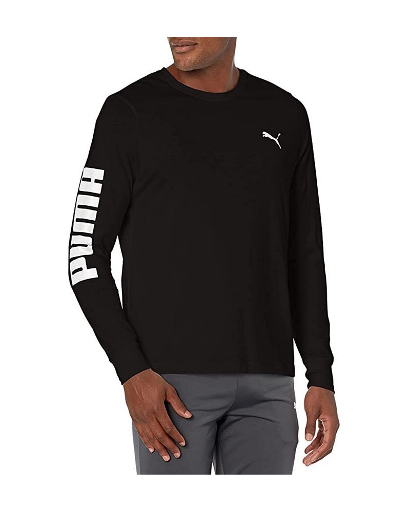 Men's Long Sleeve Logo Tee Green $17.23 T-Shirts