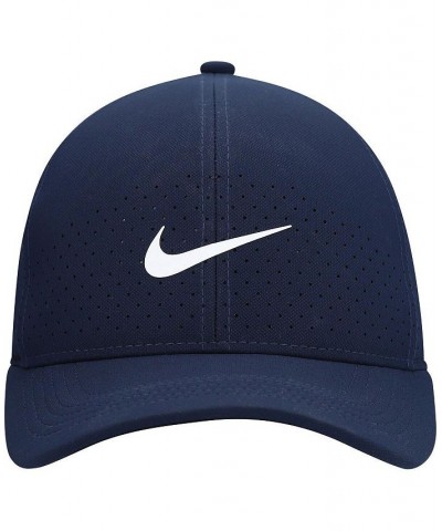 Men's Navy Logo Classic99 Swoosh Performance Flex Hat $22.25 Hats