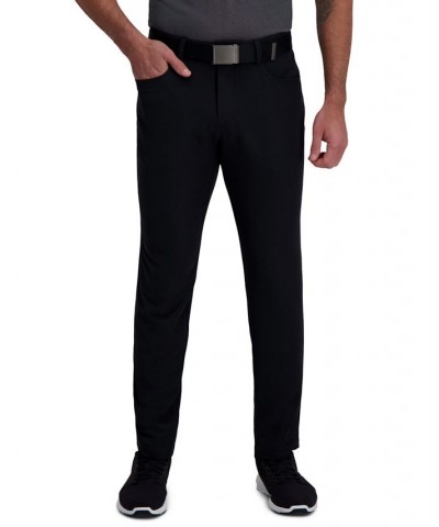 The Active Series™ Slim Fit Flat Front 5-Pocket Tech Pant Black $29.69 Pants