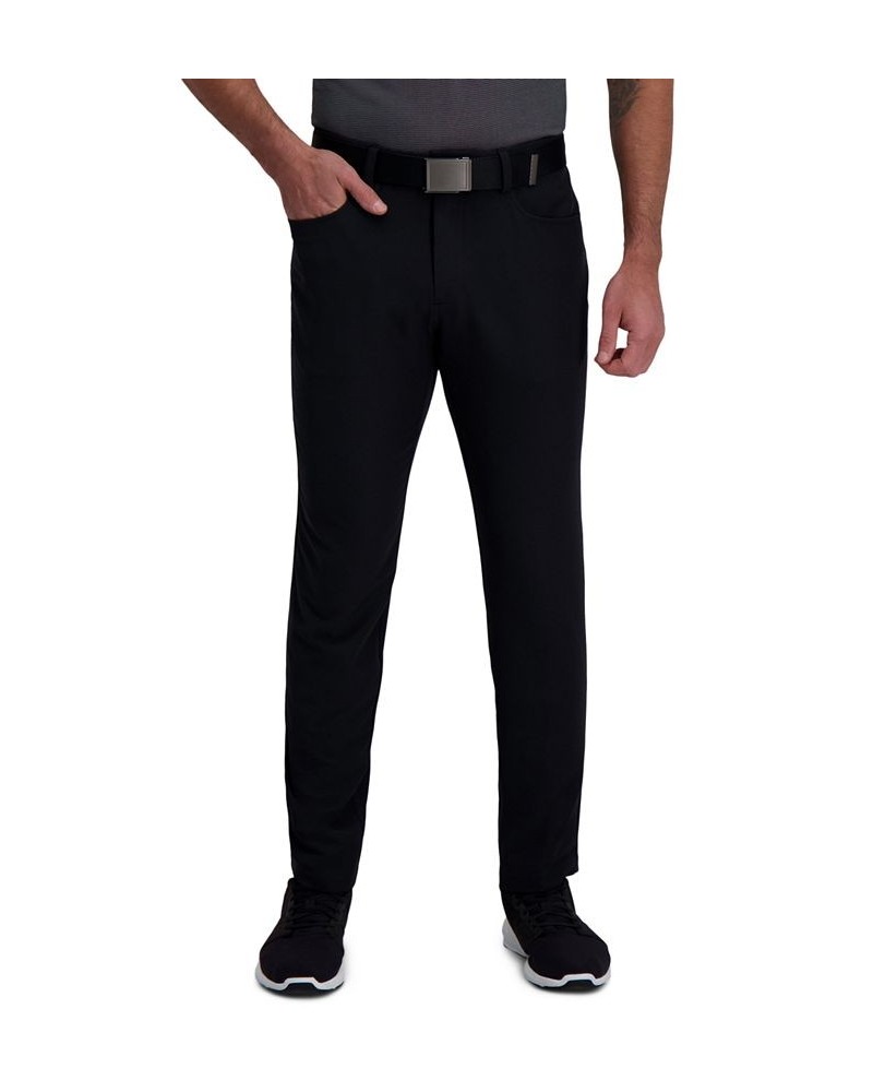 The Active Series™ Slim Fit Flat Front 5-Pocket Tech Pant Black $29.69 Pants