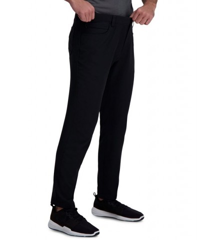 The Active Series™ Slim Fit Flat Front 5-Pocket Tech Pant Black $29.69 Pants