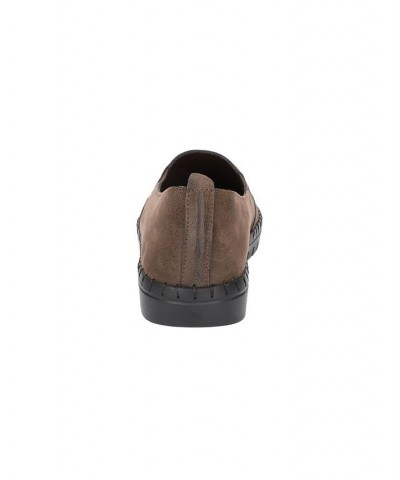 Women's Fresh Slip On Sneakers Brown Matte $33.15 Shoes