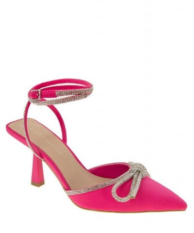 Women's Ildy Pointy Toe Pump Pink $36.89 Shoes