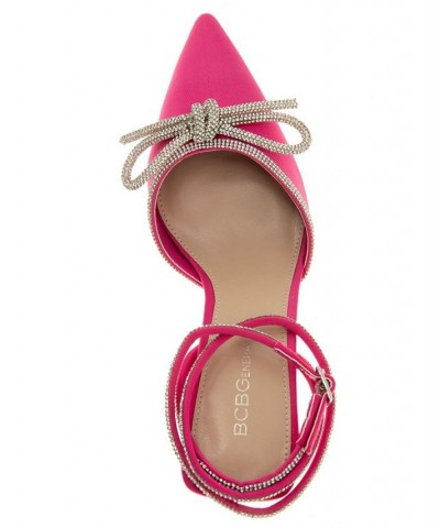 Women's Ildy Pointy Toe Pump Pink $36.89 Shoes