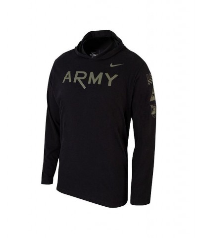 Men's Black Army Black Knights 1st Armored Division Old Ironsides Rivalry Long Sleeve Hoodie T-shirt $26.65 T-Shirts