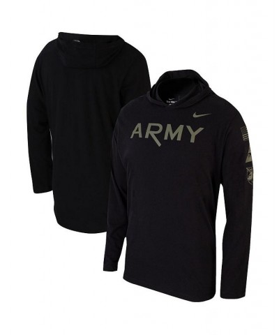 Men's Black Army Black Knights 1st Armored Division Old Ironsides Rivalry Long Sleeve Hoodie T-shirt $26.65 T-Shirts