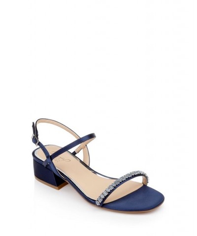 Women's Aaliyah Evening Sandals Blue $56.76 Shoes