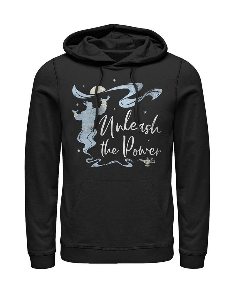 Disney Men's Aladdin Live Action Genie Unleash the Power Portrait Pullover, Fleece Black $33.65 Sweatshirt