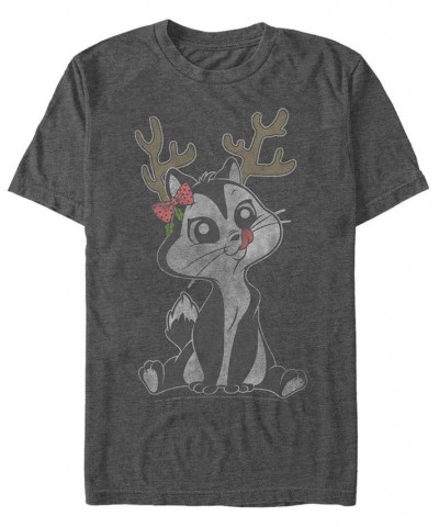 Men's Looney Tunes Oh Deer Short Sleeve T-shirt Gray $14.70 T-Shirts