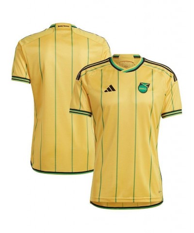 Men's Yellow Jamaica National Team 2023 Home Replica Jersey $53.99 Jersey