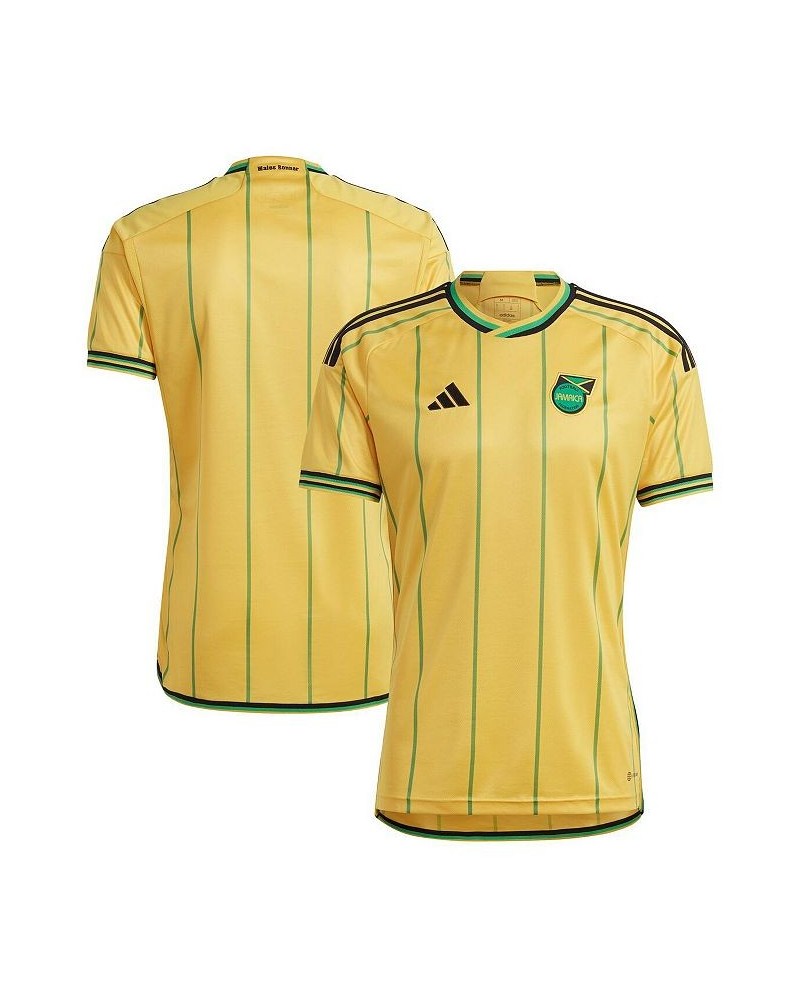 Men's Yellow Jamaica National Team 2023 Home Replica Jersey $53.99 Jersey