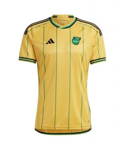 Men's Yellow Jamaica National Team 2023 Home Replica Jersey $53.99 Jersey