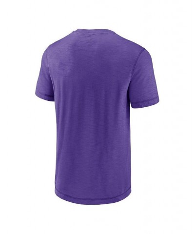 Men's Branded Purple Los Angeles Lakers Reinforce True Classics Vintage-Inspired Slub T-shirt $19.43 T-Shirts