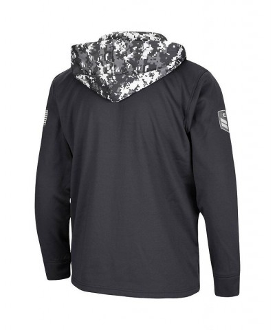 Men's Charcoal Texas A&M Aggies OHT Military-Inspired Appreciation Digi Camo Quarter-Zip Hoodie $44.19 Sweatshirt