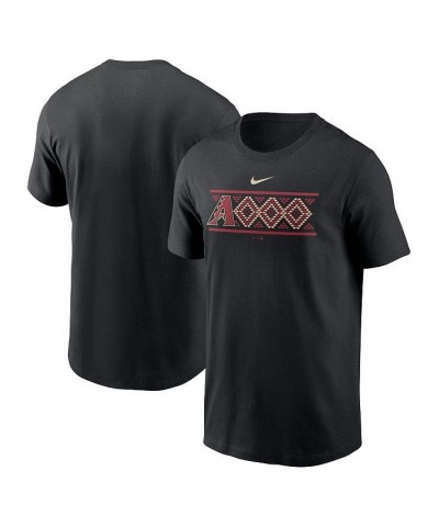 Men's Black Arizona Diamondbacks Logo Local Team T-shirt $24.74 T-Shirts