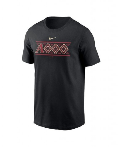 Men's Black Arizona Diamondbacks Logo Local Team T-shirt $24.74 T-Shirts