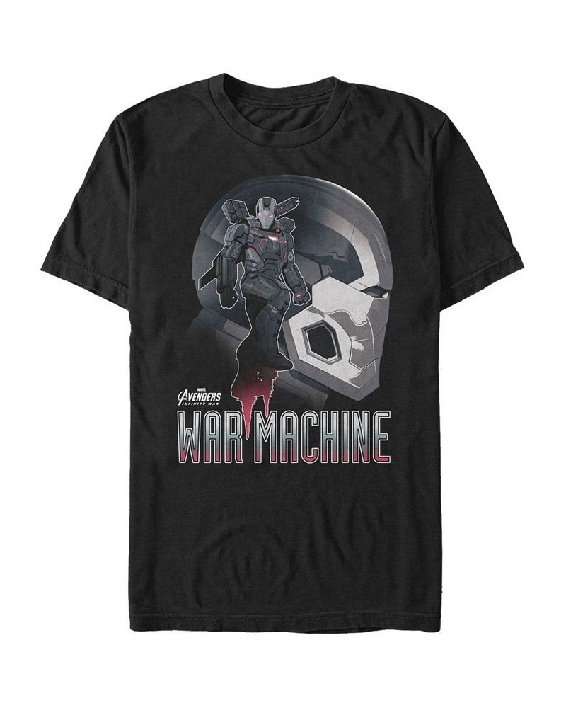 Marvel Men's Avengers Infinity War The War Machine Posed Profile Short Sleeve T-Shirt Black $18.54 T-Shirts