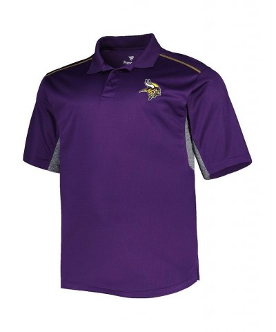 Men's Purple Minnesota Vikings Big and Tall Team Color Polo Shirt $26.65 Polo Shirts