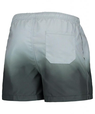 Men's Black, Las Vegas Raiders Dip-Dye Swim Shorts $26.31 Swimsuits