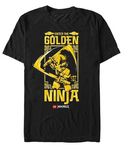 Men's Lego Ninjago Ninja Entrance Short Sleeve T-shirt Black $15.75 T-Shirts