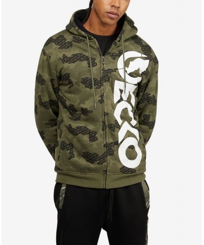 Men's Big and Tall Far Out Sherpa Hoodie Green $53.90 Sweatshirt