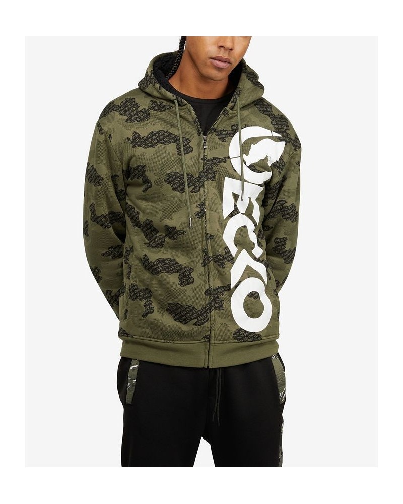 Men's Big and Tall Far Out Sherpa Hoodie Green $53.90 Sweatshirt