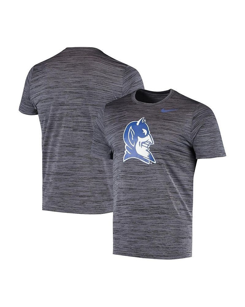 Men's Black Duke Blue Devils Logo Velocity Legend Performance T-shirt $25.30 T-Shirts