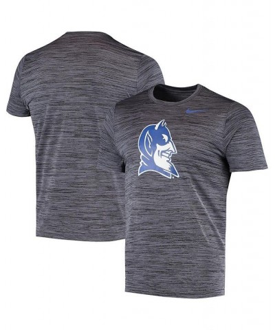 Men's Black Duke Blue Devils Logo Velocity Legend Performance T-shirt $25.30 T-Shirts