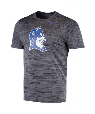 Men's Black Duke Blue Devils Logo Velocity Legend Performance T-shirt $25.30 T-Shirts