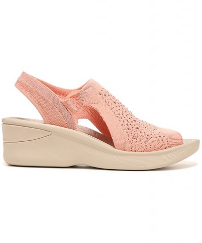 Premium Star Bright Washable Wedge Slingbacks Orange $37.40 Shoes