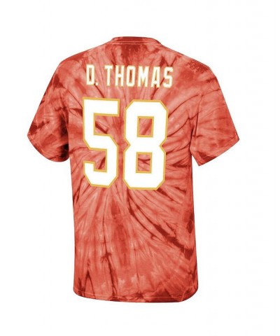 Men's Derrick Thomas Red Kansas City Chiefs Tie-Dye Retired Player Name and Number T-shirt $30.59 T-Shirts