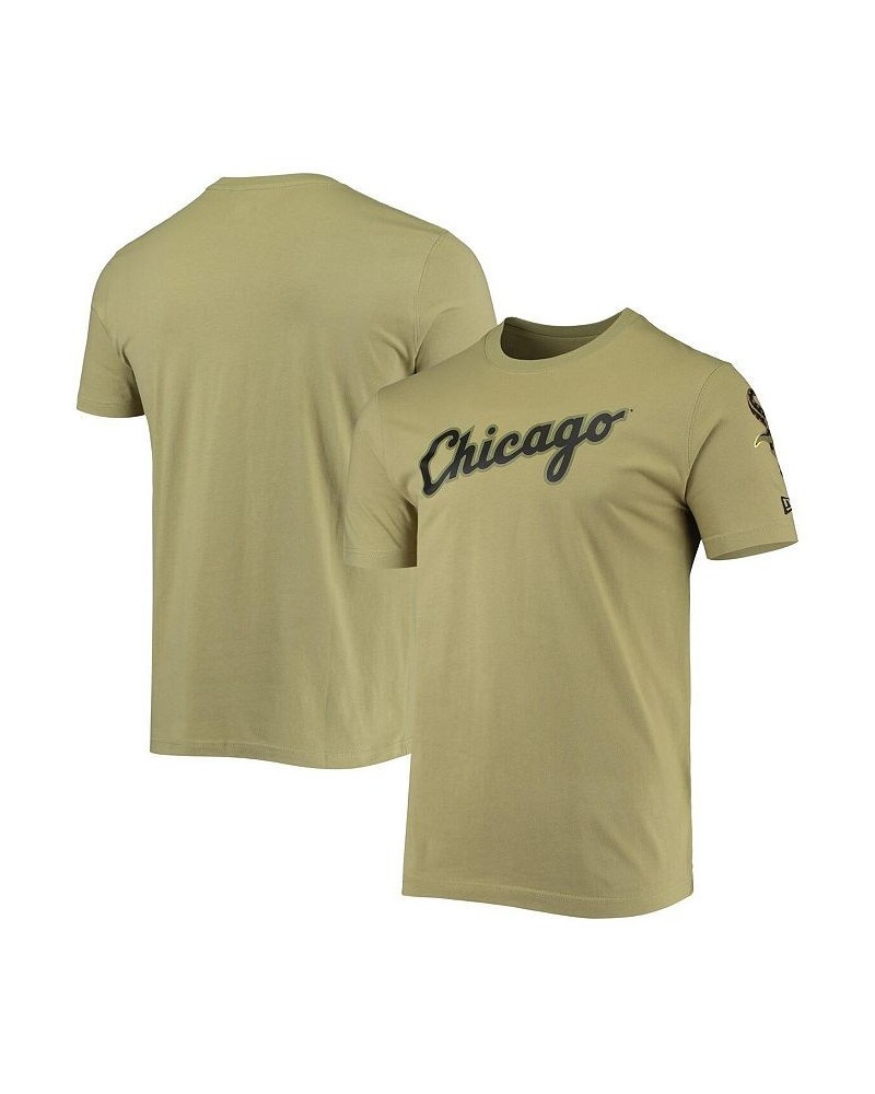 Men's Olive Chicago White Sox Brushed Armed Forces T-shirt $21.15 T-Shirts