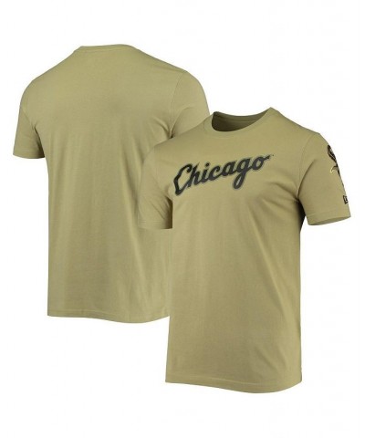 Men's Olive Chicago White Sox Brushed Armed Forces T-shirt $21.15 T-Shirts