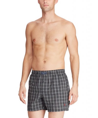 Men's Plaid Single-Button Fly Boxers PD03 $19.38 Underwear