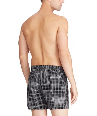 Men's Plaid Single-Button Fly Boxers PD03 $19.38 Underwear