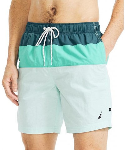 Men's Colorblocked Swimsuit Blue $18.51 Swimsuits