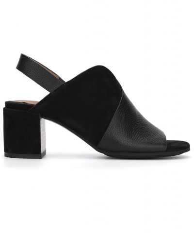 Women's Charlene Hooded Slingback Sandals Black $62.70 Shoes