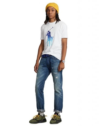 Men's Classic-Fit Big Pony Jersey T-Shirt White $30.00 T-Shirts